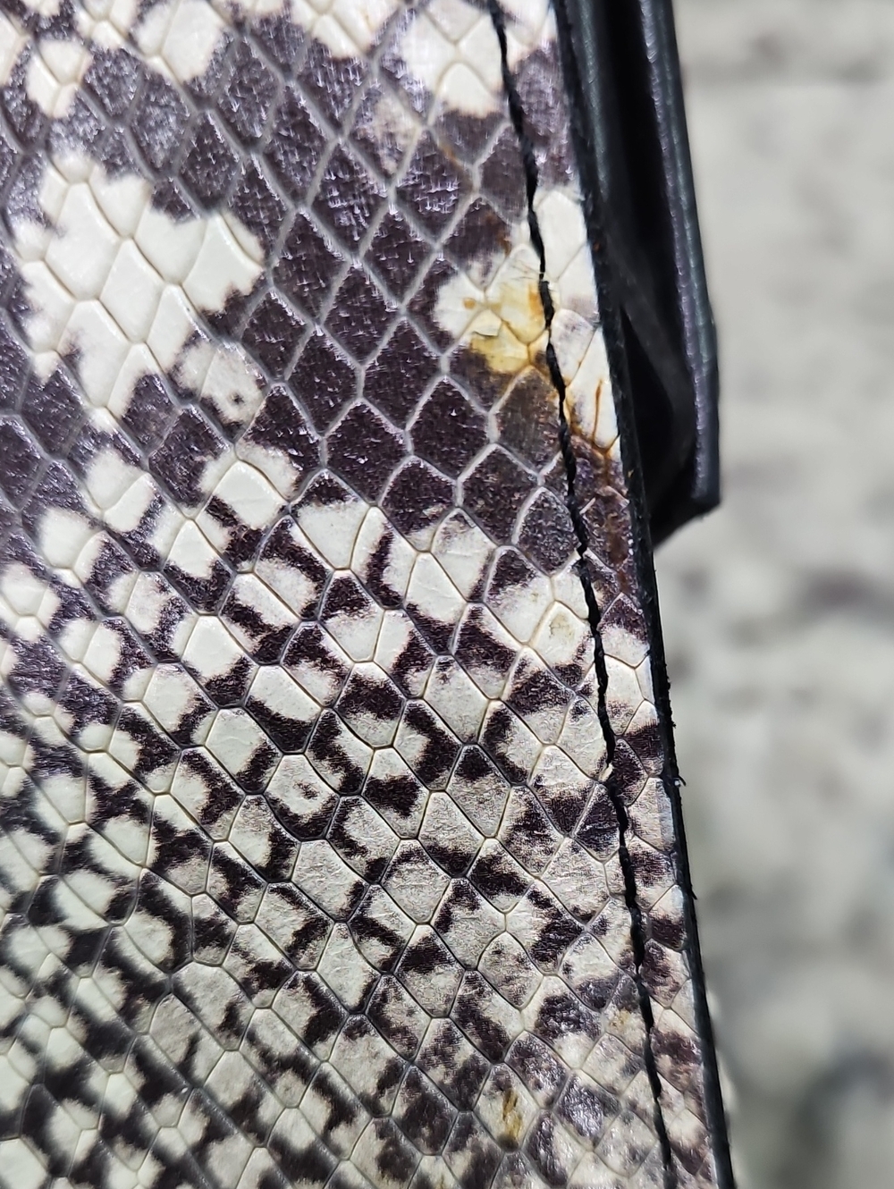 Patricia Nash Nela Frame Satchel - Python - Picture 10 of 11